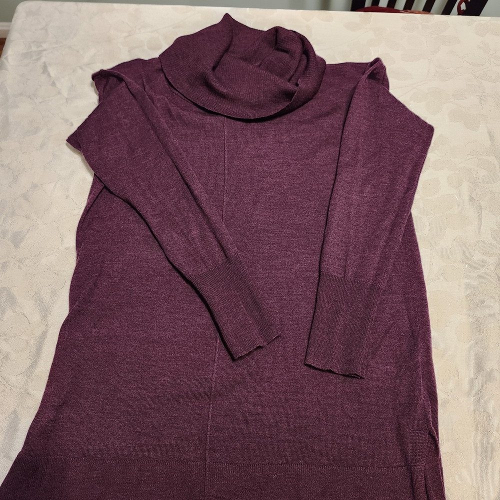 Rachel Zoe Merino Wool Cowl Neck Sweater Size M